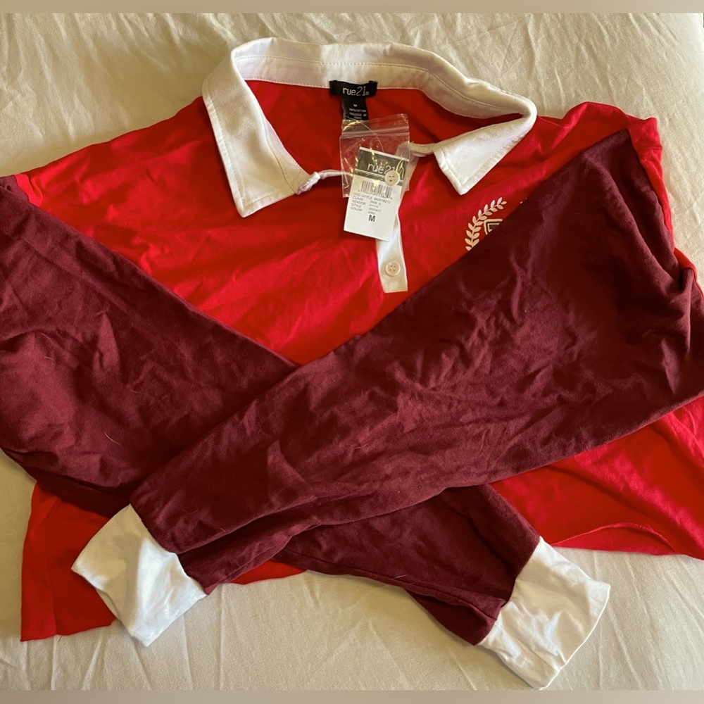 Rue21 Cropped Long Sleeve Shirt